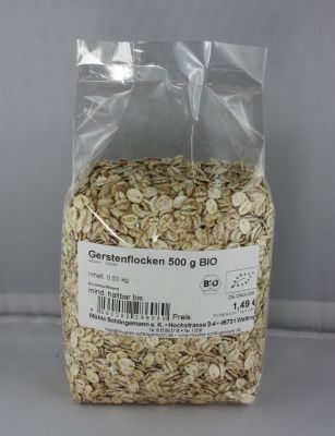 Gerstenflocken 500 g BIO